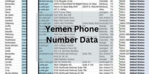 Yemen Phone Number Data